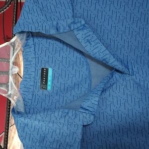 PGA Tour Men's Polo style Golf Shirt, Blue, Big and Tall, 4XL